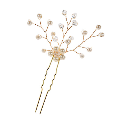 Hair ornament for hairstyle pearl/strass spiritless 1pc