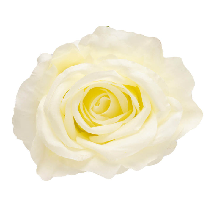 Multicoloured rose hair flower and costume flower 9,5cm