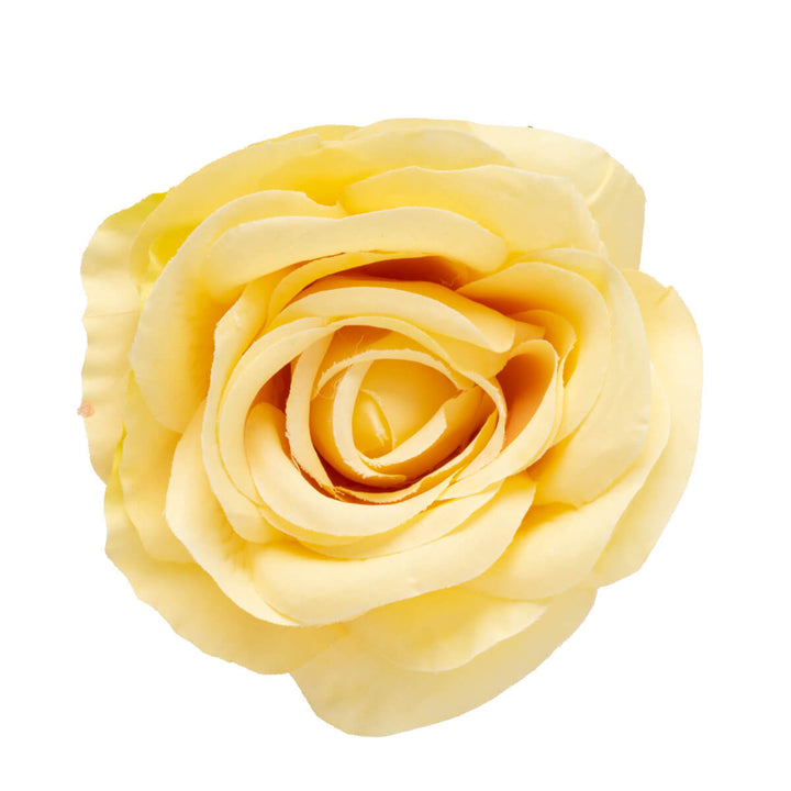 Multicoloured rose hair flower and costume flower 9,5cm