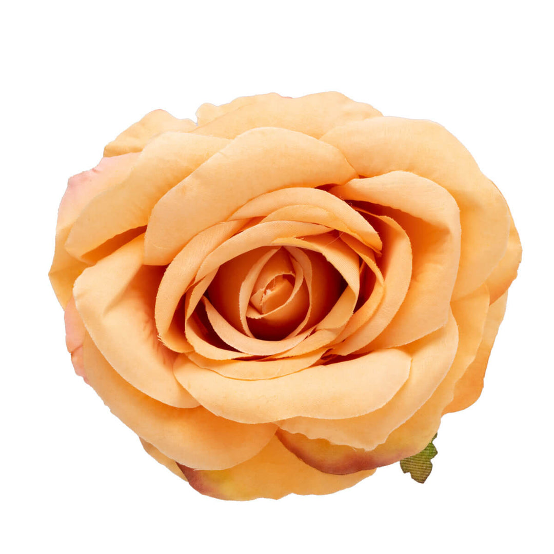 Multicoloured rose hair flower and costume flower 9,5cm