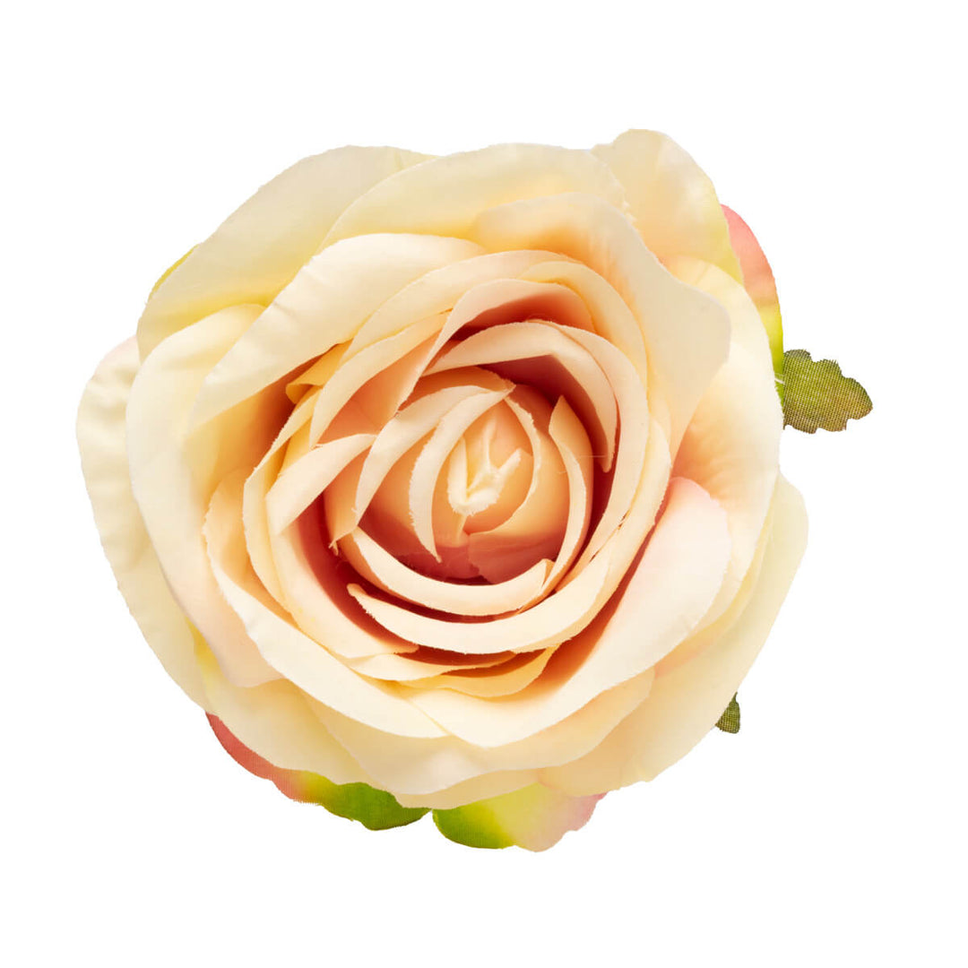 Multicoloured rose hair flower and costume flower 9,5cm