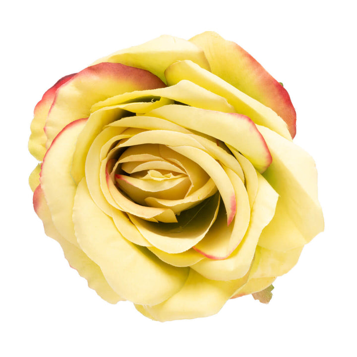 Multicoloured rose hair flower and costume flower 9,5cm