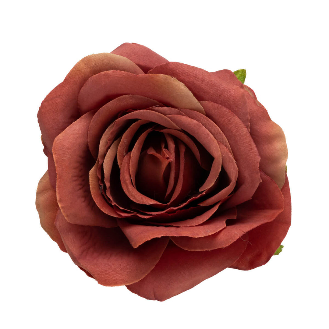 Multicoloured rose hair flower and costume flower 9,5cm