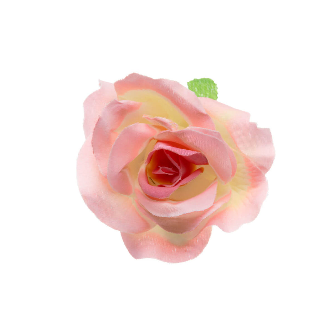 Graceful rose hair flower and costume flower 6,5cm