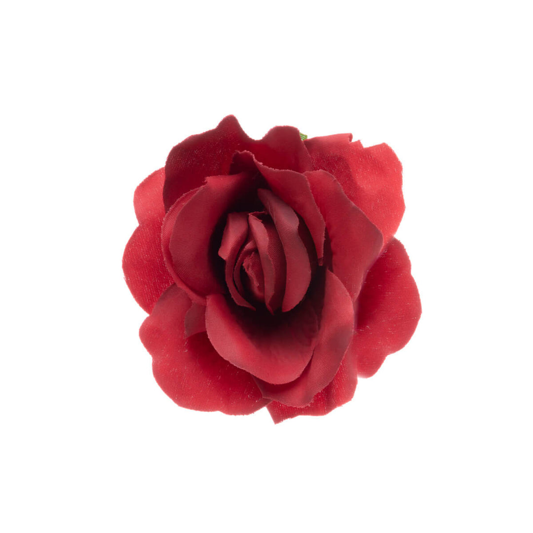 Graceful rose hair flower and costume flower 6,5cm