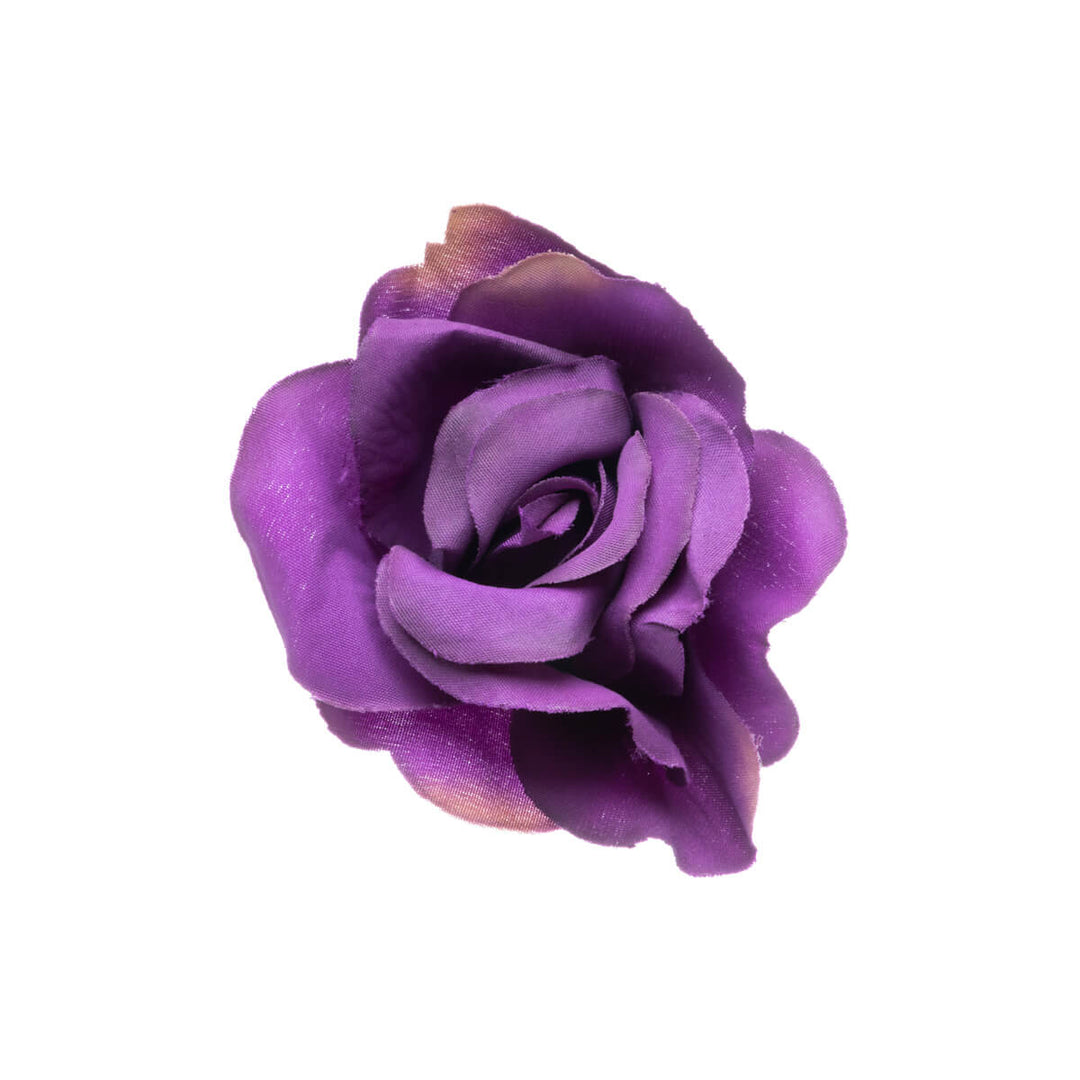 Graceful rose hair flower and costume flower 6,5cm