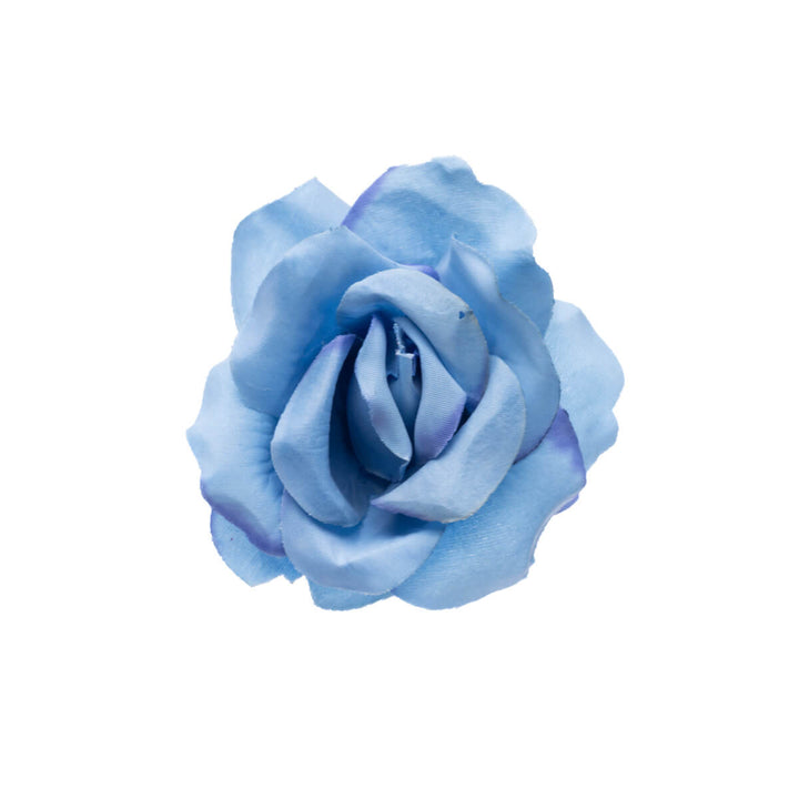 Graceful rose hair flower and costume flower 6,5cm