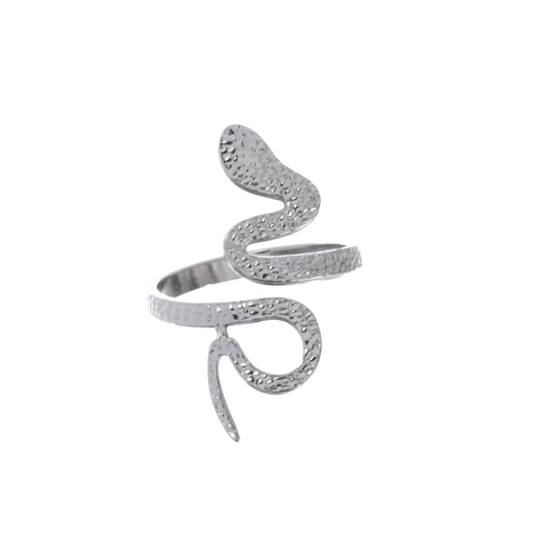 Snake ring single size steel ring (Steel 316L)