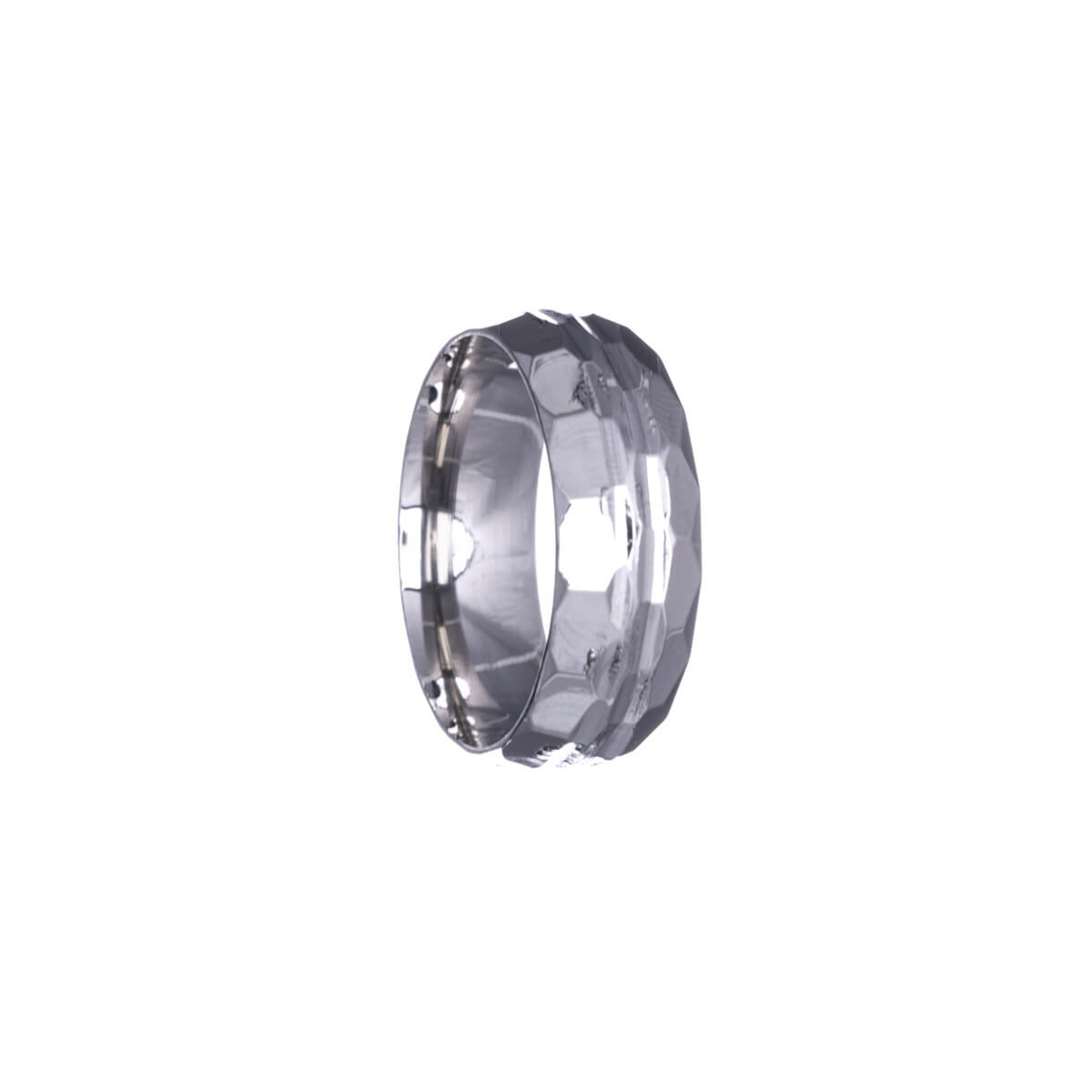 Polished bevel ring 8mm (steel 316L)