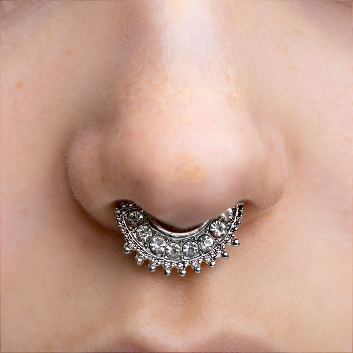 Statement faux septum jewellery 10mm