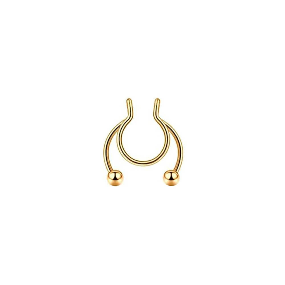 Feikki septum ring and horseshoe combo (steel 316L)