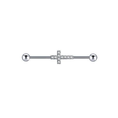Zirconia cross industrial pin 1.6mm 38mm (Steel 316L)