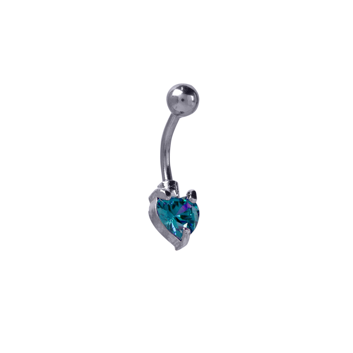 Heart earring 1.6 x 10mm (steel 316L)