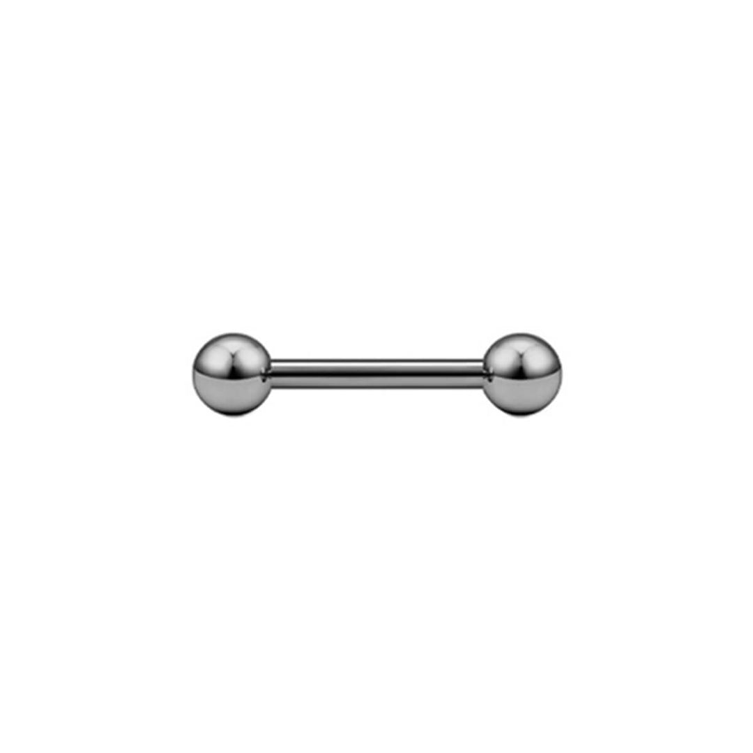 Suora tappi 1.2mm barbell (Titaani G23)