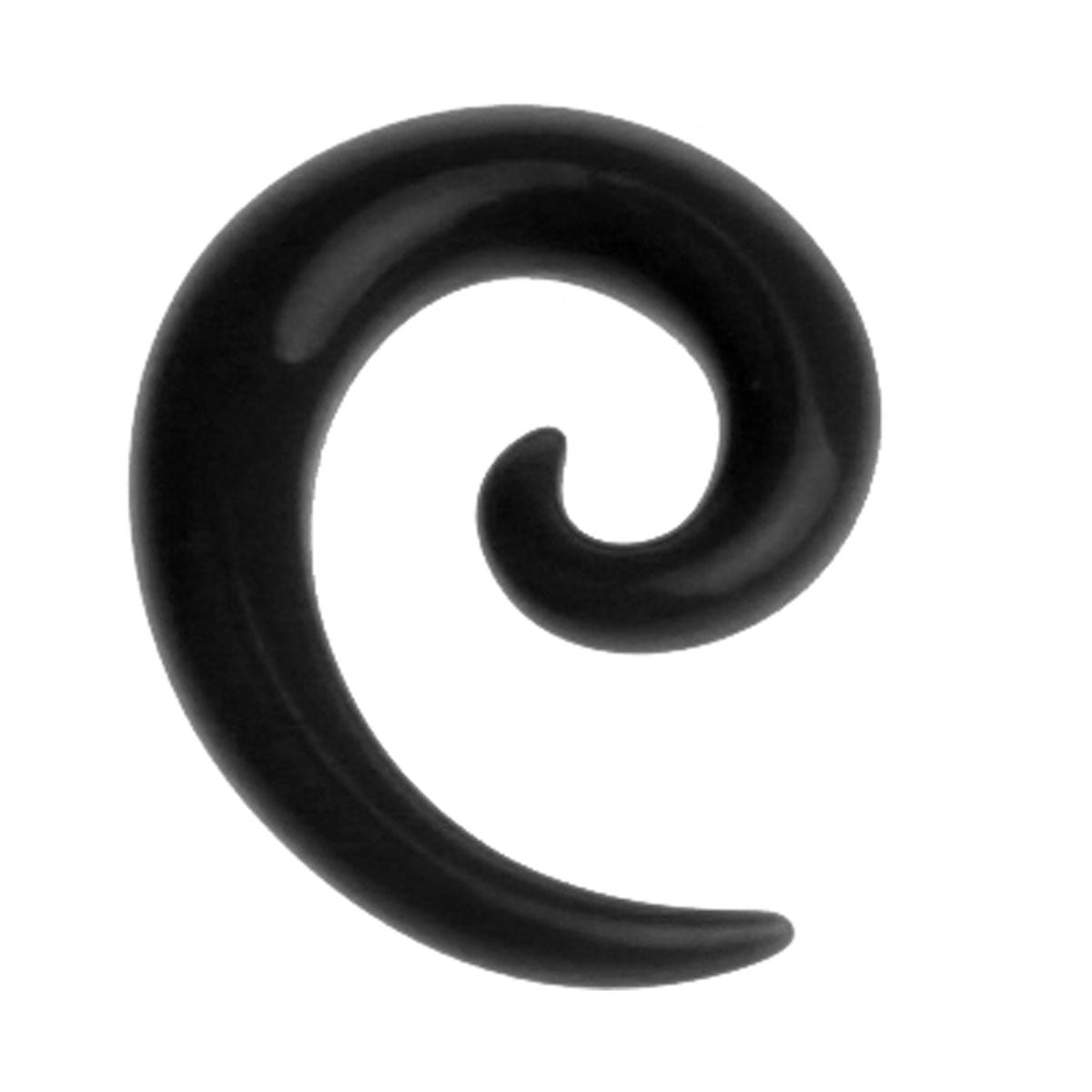 Spiral stretch earring 5mm (acrylic)