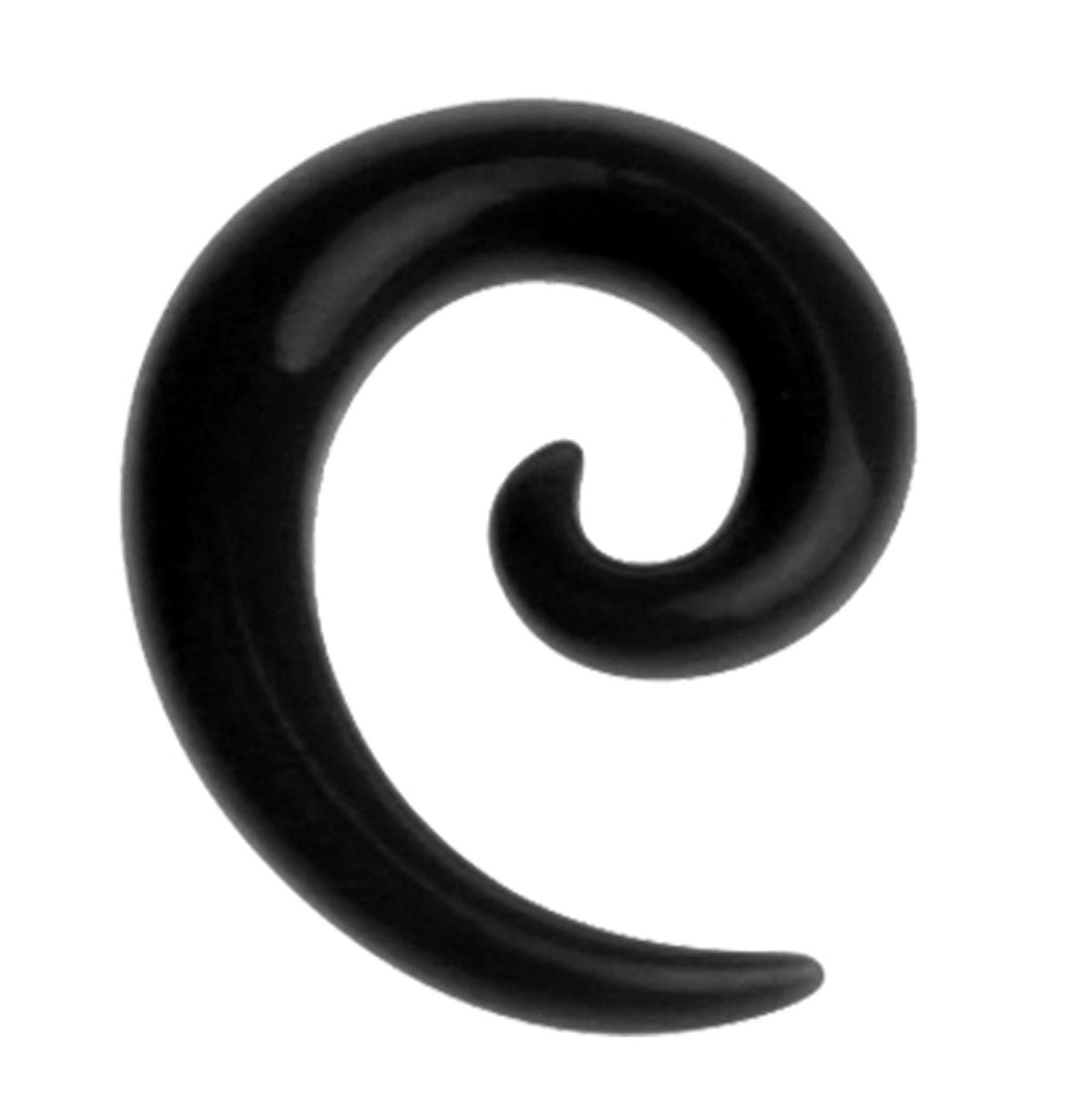 Spiral stretch earring 10mm (acrylic)