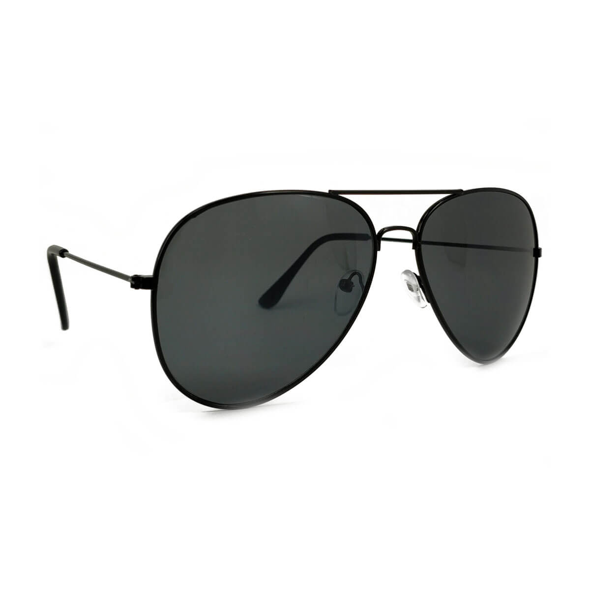 Black big pilot glasses sunglasses