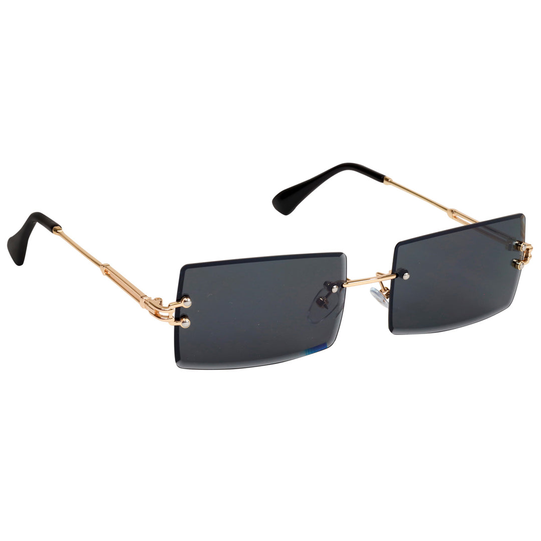 Rectangular sunglasses Frameless lenses