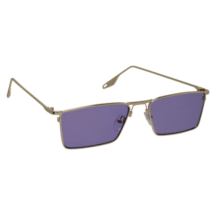 Metal -framed rectangular sunglasses