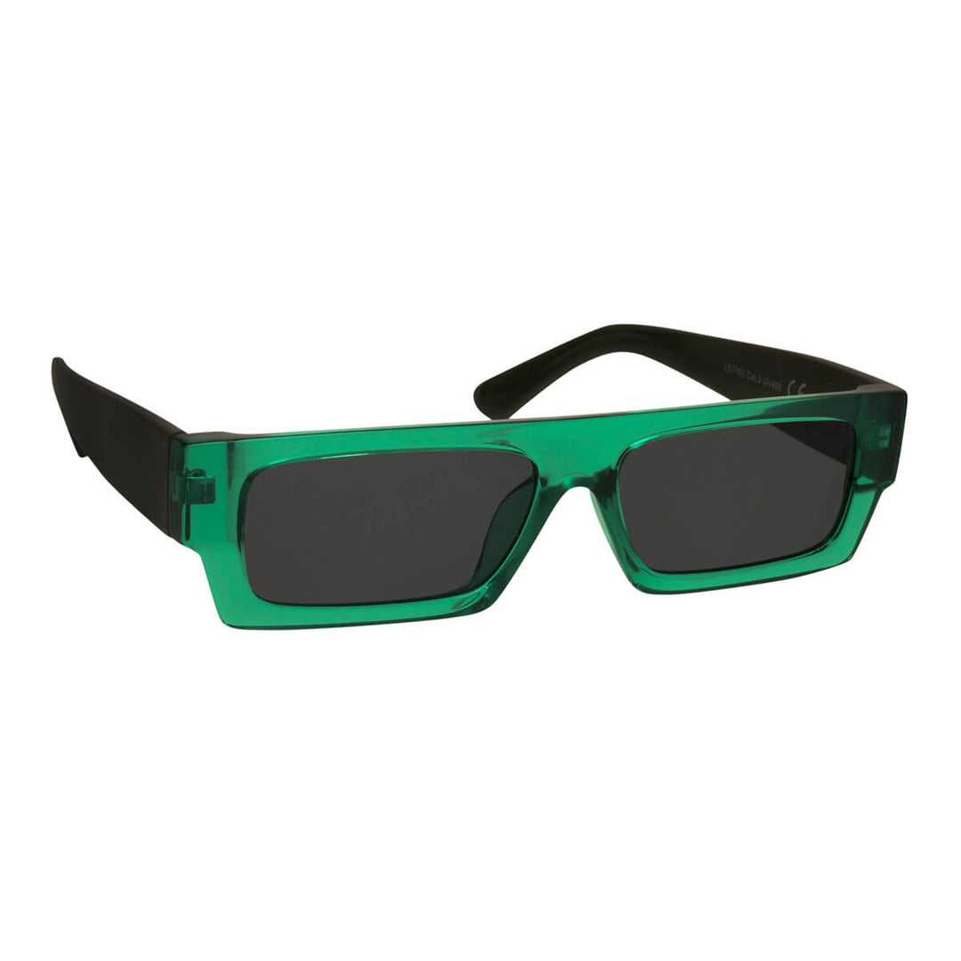 Low rectangular sunglasses