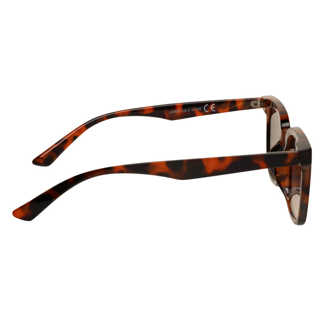 Flat angled sunglasses