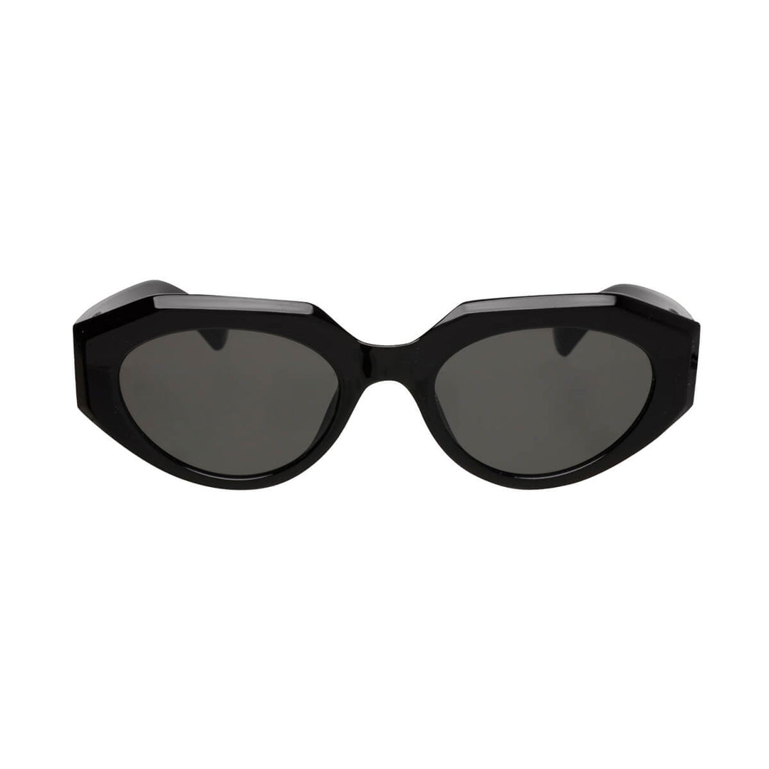 Angular oval sunglasses