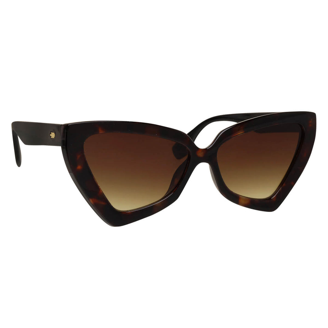 Women's big angular sunglasses