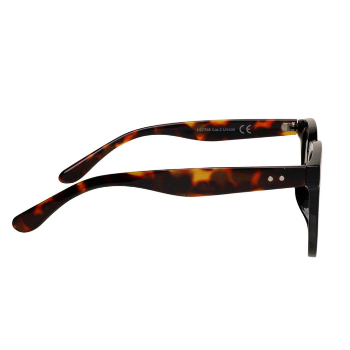 Round large sunglasses flat lenses