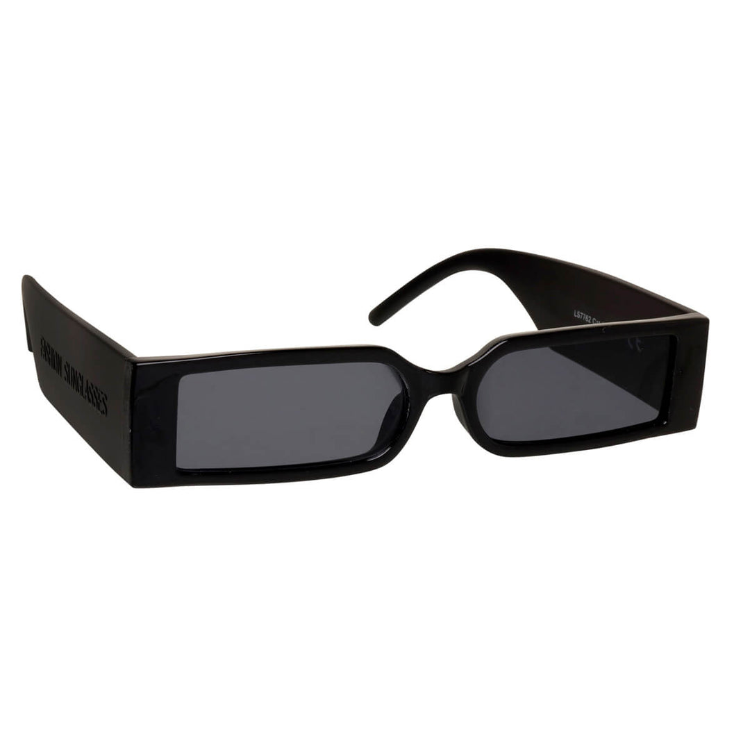 Futuristic rectangular sunglasses