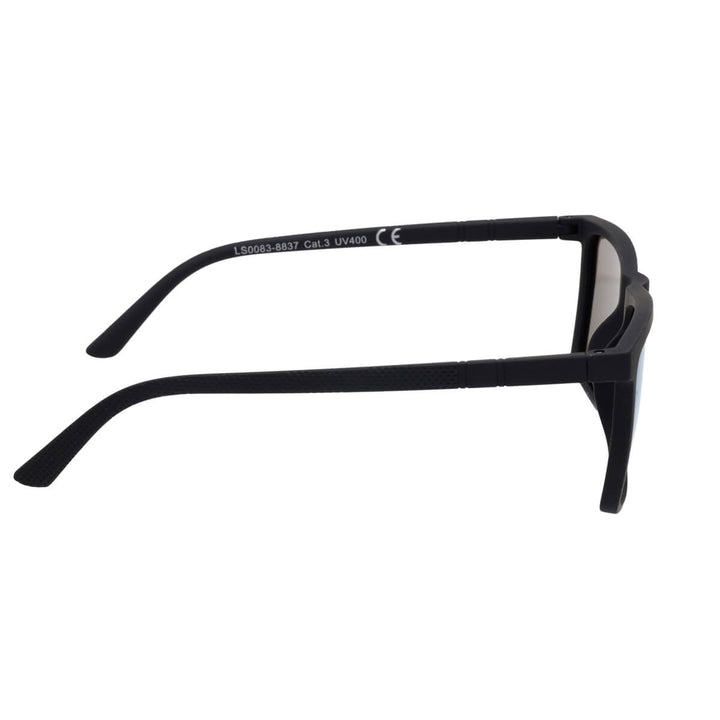 Polarised angled sunglasses