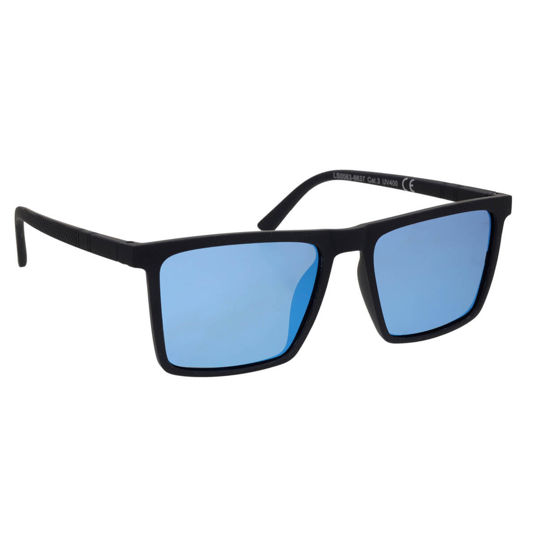 Polarised angled sunglasses