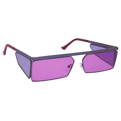 Rectangular low sunglasses flat top