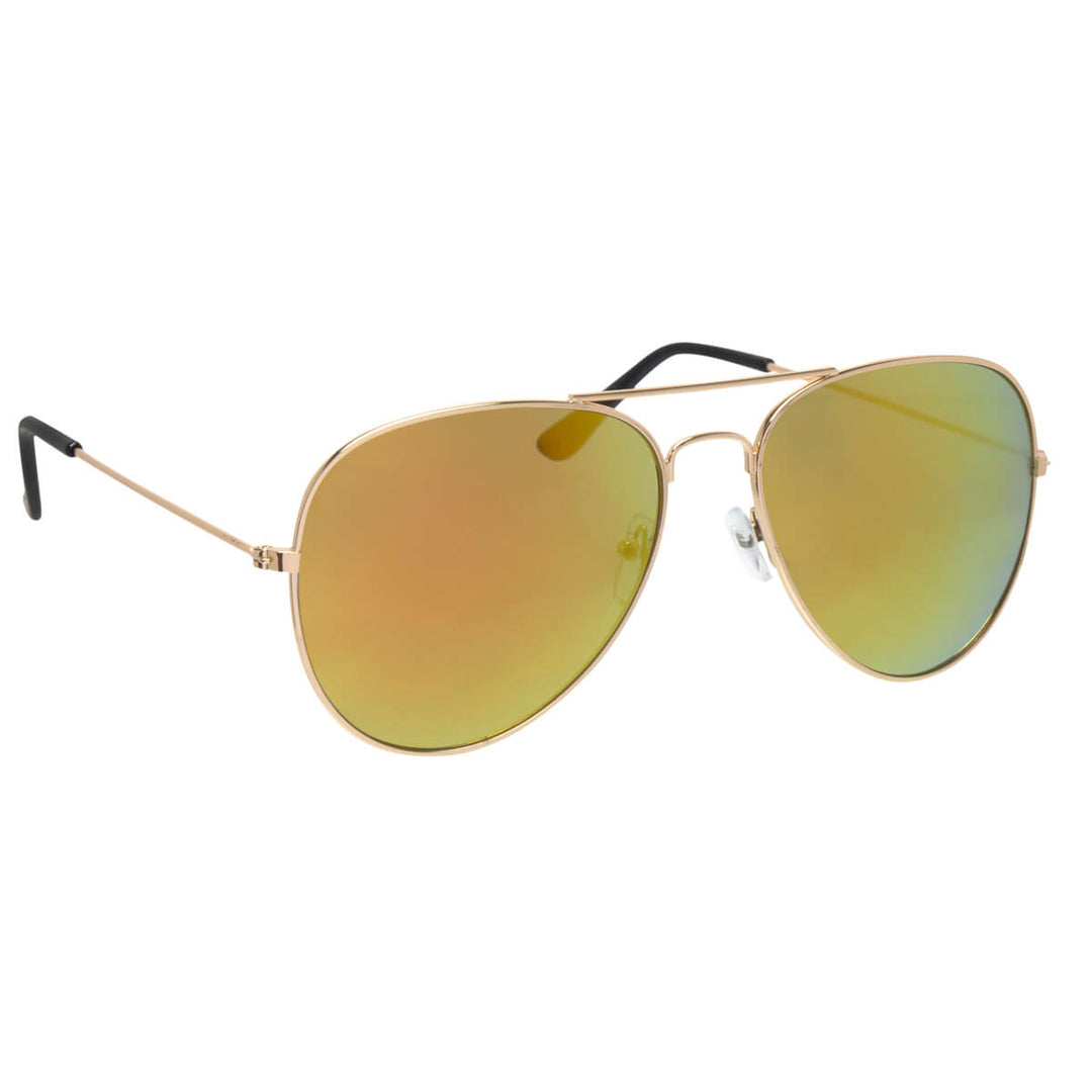 Coloured mirror pilot pilot sunglasses