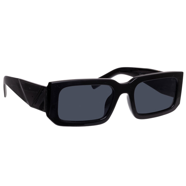 Rectangular angled sunglasses