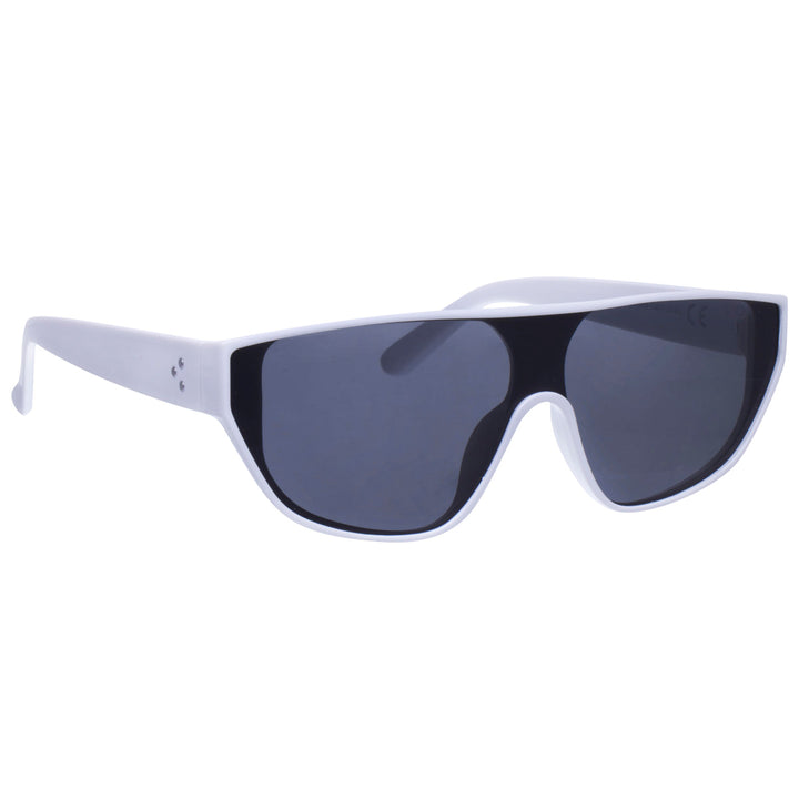 Low futuristic flat top sunglasses