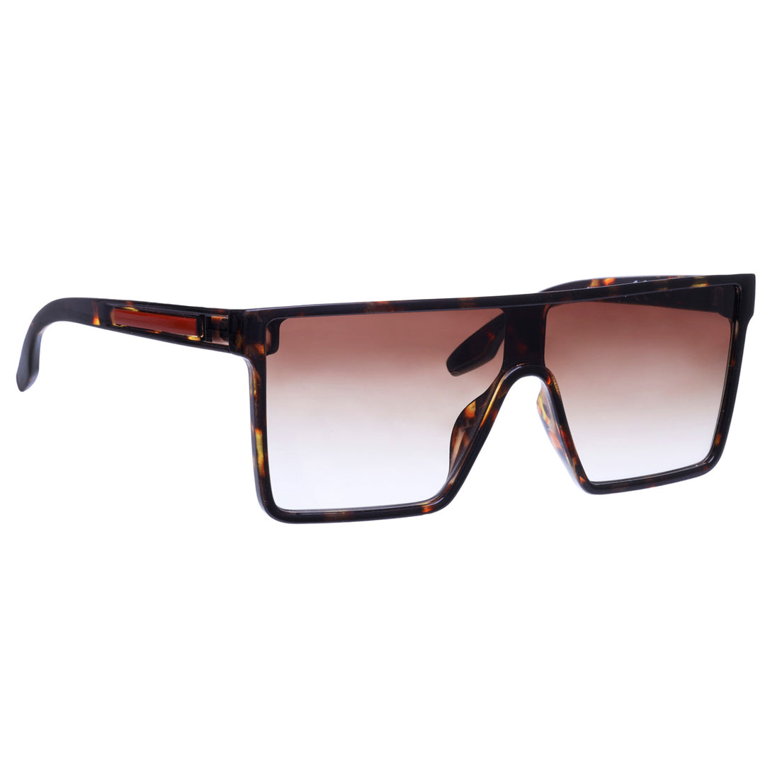 Angled flat top sunglasses