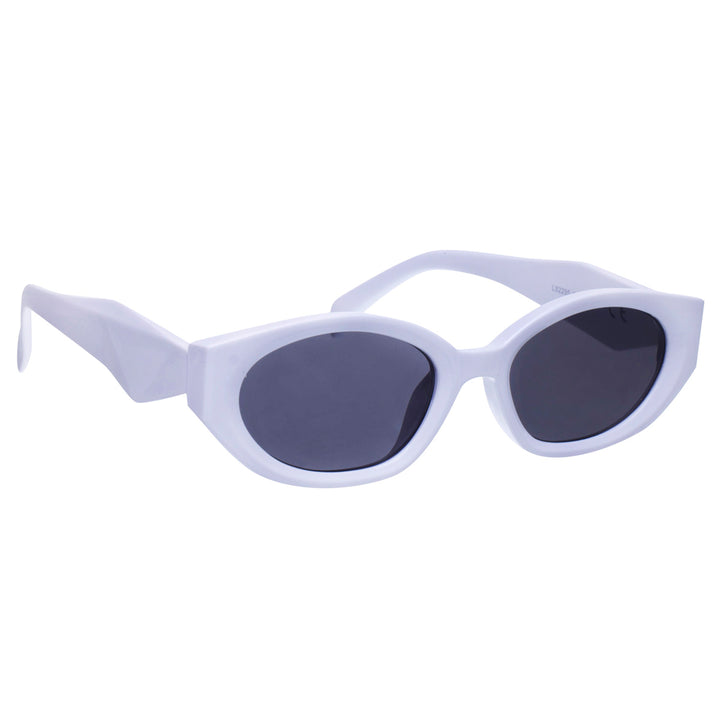 Oval angled sunglasses