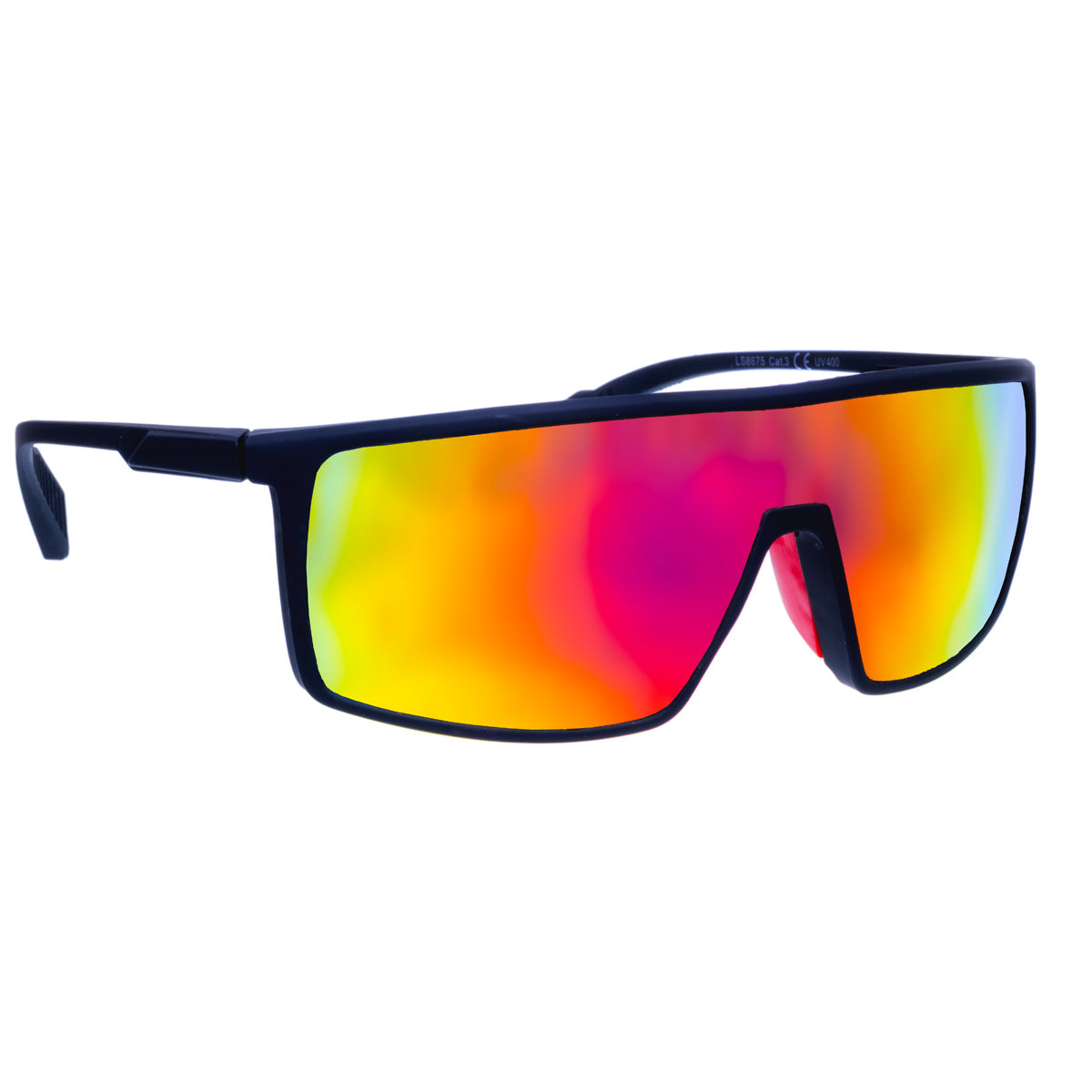 Sporty colourful flat top sunglasses