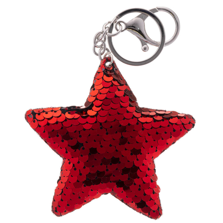 Sequette star keychain