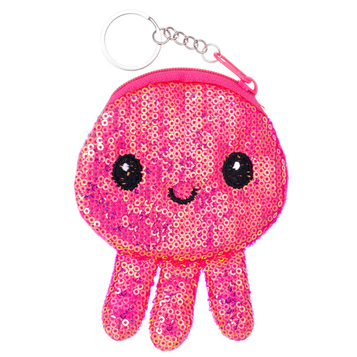 Paljetti octopus purse keyring