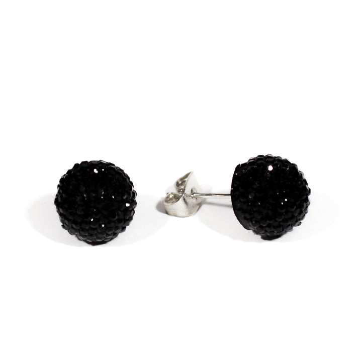 Shiny ball earrings 10mm