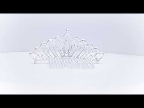 Tiara hairpiece with comb